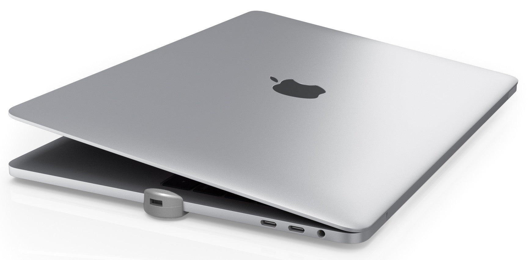 Compulocks MacBook Pro Touch Bar Lock Adapter (Cable Lock Not Included) - Adaptador de trava de ranhura de segurança - prata - para Apple MacBook Pro with Touch Bar 13.3" 4x Thunderbolt 3 (Late 2016, Mid 2017, Mid 2018, Mid 2019, Early 2020), MacBook