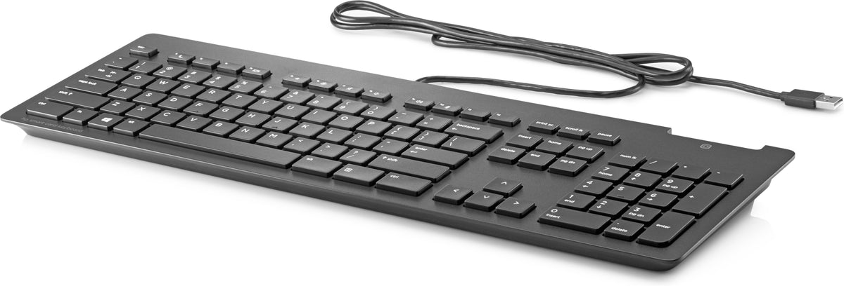 HP Business Slim - Keyboard - USB - English - Black - for HP 34, Z1 G9, Elite 600 G9, 800 G9, Pro 400 G9, ProOne 440 G9, ZBook Fury 15 G8, 17 G8