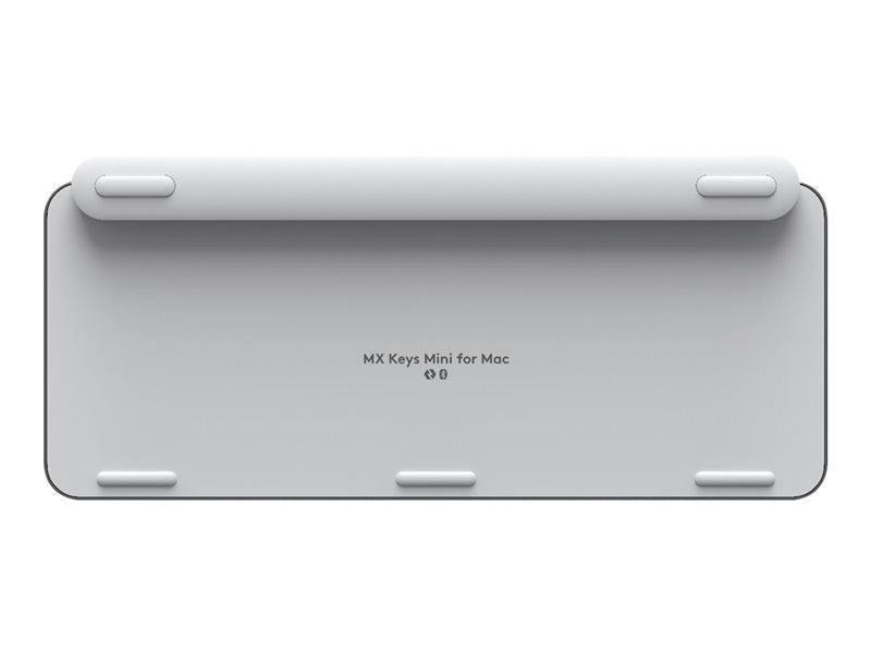 Logitech MX Keys Mini for Mac - Keyboard - Backlight - Bluetooth - QWERTY - Spanish - Pale Gray - for Apple 10.2-inch iPad, 10.5-inch iPad Air, 10.9-inch iPad Air, iPhone 11, 12, 13, SE