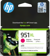 HP 951XL - High Yield - magenta - original - ink cartridge - for Officejet Pro 251, 276, 8100, 8600, 8600 N911, 8610, 8615, 8616, 8620, 8625, 8630, 8640
