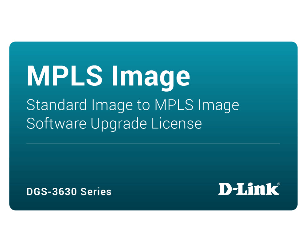Imagen MPLS de D-Link - Licencia de actualización - Actualización desde estándar - para DGS 3630-52TC