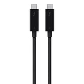 Belkin Thunderbolt 3 - Cabo Thunderbolt - USB-C (M) para USB-C (M) - USB 3.1 Gen 2 / Thunderbolt 3 - 2 m - preto - para P/N: F4U109tt