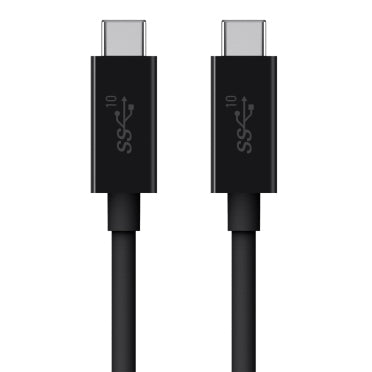 Belkin - Cabo USB - USB-C (M) para USB-C (M) - USB 3.1 - 5 A - 1 m - suporte de 4K - preto