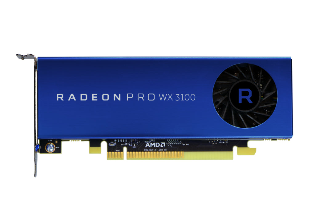 AMD Radeon Pro WX 3100 - Graphics Card - Radeon Pro WX 3100 - 4 GB GDDR5 - PCIe 3.0 x16 - 2 x Mini DisplayPort, DisplayPort