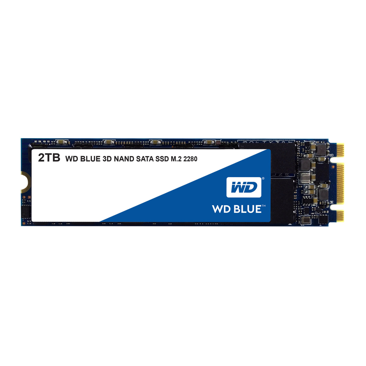 WD Blue 3D NAND SATA SSD WDS200T2B0B - SSD - 2 TB - internal - M.2 2280 - SATA 6Gb/s