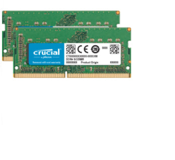 Crucial - DDR4 - kit - 32 GB: 2 x 16 GB - SO-DIMM 260-pin - 3200 MHz /  PC4-25600 - unbuffered