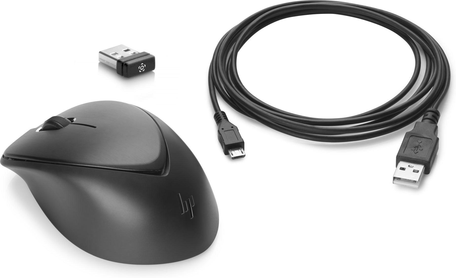 HP Premium - Mouse - right- and left-handed - laser - 3 buttons - wireless - 2.4 GHz - USB wireless receiver - black - for ZBook 15u G3, 15u G4, 15u G5, 15u G6, 15v G5, 17 G3, 17 G4, 17 G5, 17 G6, Create G7