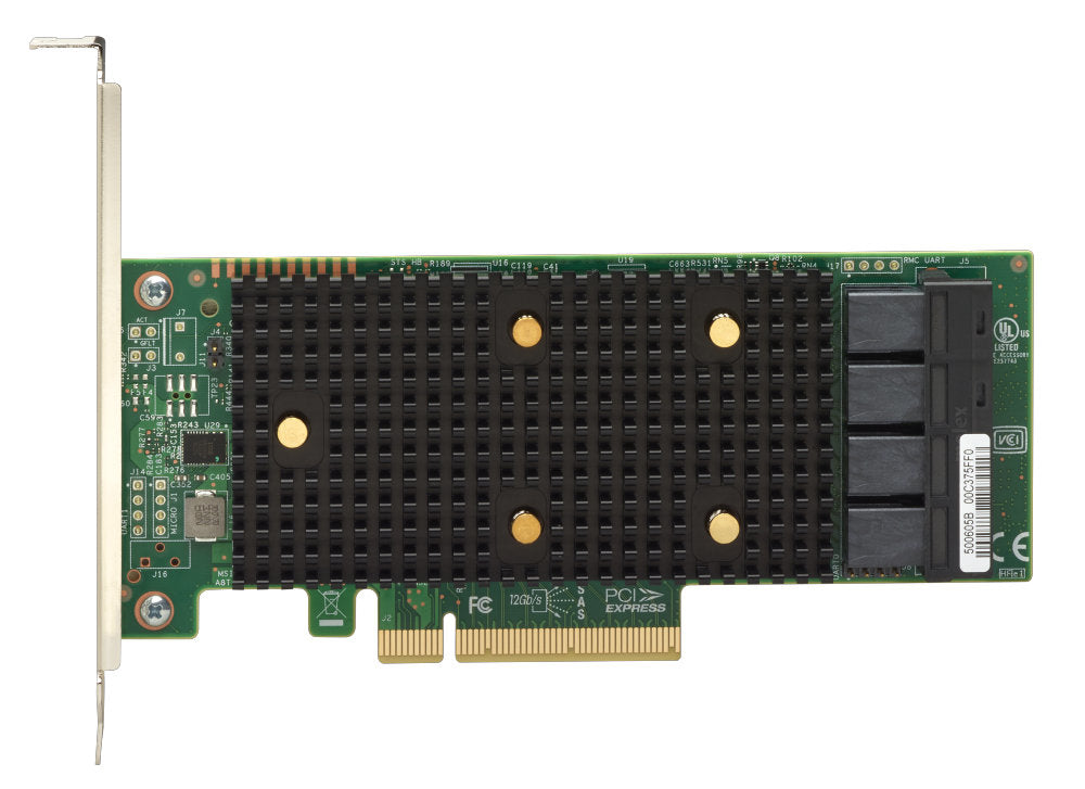 Lenovo ThinkSystem 430-16i - Controlador de memória - 16 Canal - SATA / SAS 12Gb/s - baixo perfil - PCIe 3.0 x8 - para ThinkAgile MX3330-F Appliance, MX3330-H Appliance, MX3331-F Certified Node