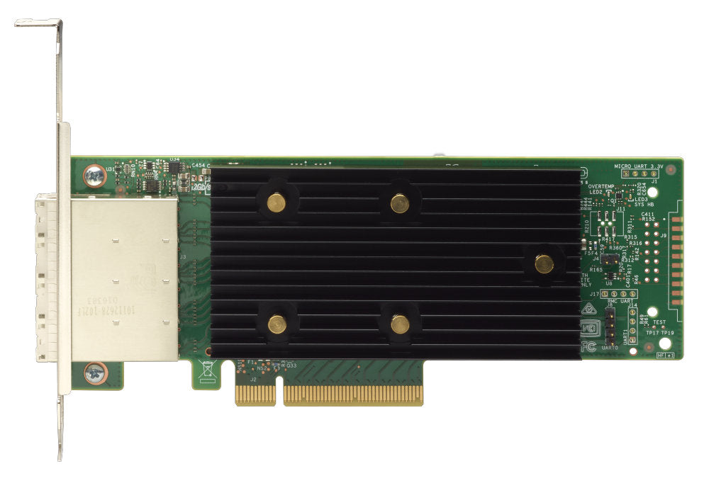 Lenovo ThinkSystem 430-16e - Controlador de memória - 16 Canal - SATA / SAS 12Gb/s - baixo perfil - PCIe 3.0 x8 - para ThinkSystem SR250, SR590, SR645, SR650 V2, SR665, SR850 V2, SR860, SR950, ST250, ST650 V2