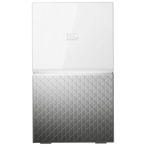 WD My Cloud Home Duo WDBMUT0060JWT - Personal Cloud Storage Device - 6TB - 3TB x 2 HDD - RAID (hard disk expansion) 1, JBOD - Gigabit Ethernet