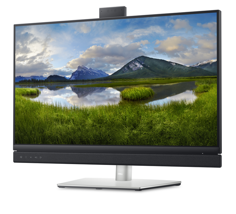 Dell 27 Video Conferencing Monitor C2722DE - Monitor LED - 27" - 2560 x 1440 WQHD @ 60 Hz - IPS - 350 cd/m² - 1000:1 - 6 ms - HDMI, DisplayPort, USB-C - altifalantes - com 3 Anos de Garantia Básica Exchange Avançada - para Latitude 5320, 5520, Precis