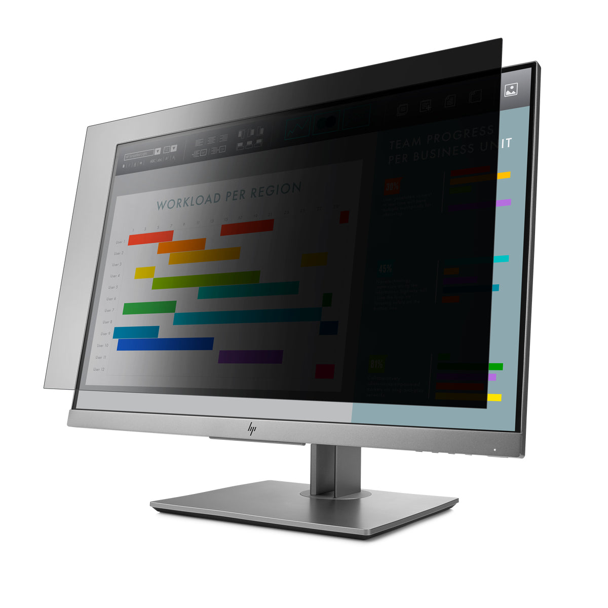 Targus 4Vu - Filtro de privacidade do display - 24" - claro - para HP EliteDisplay E243i