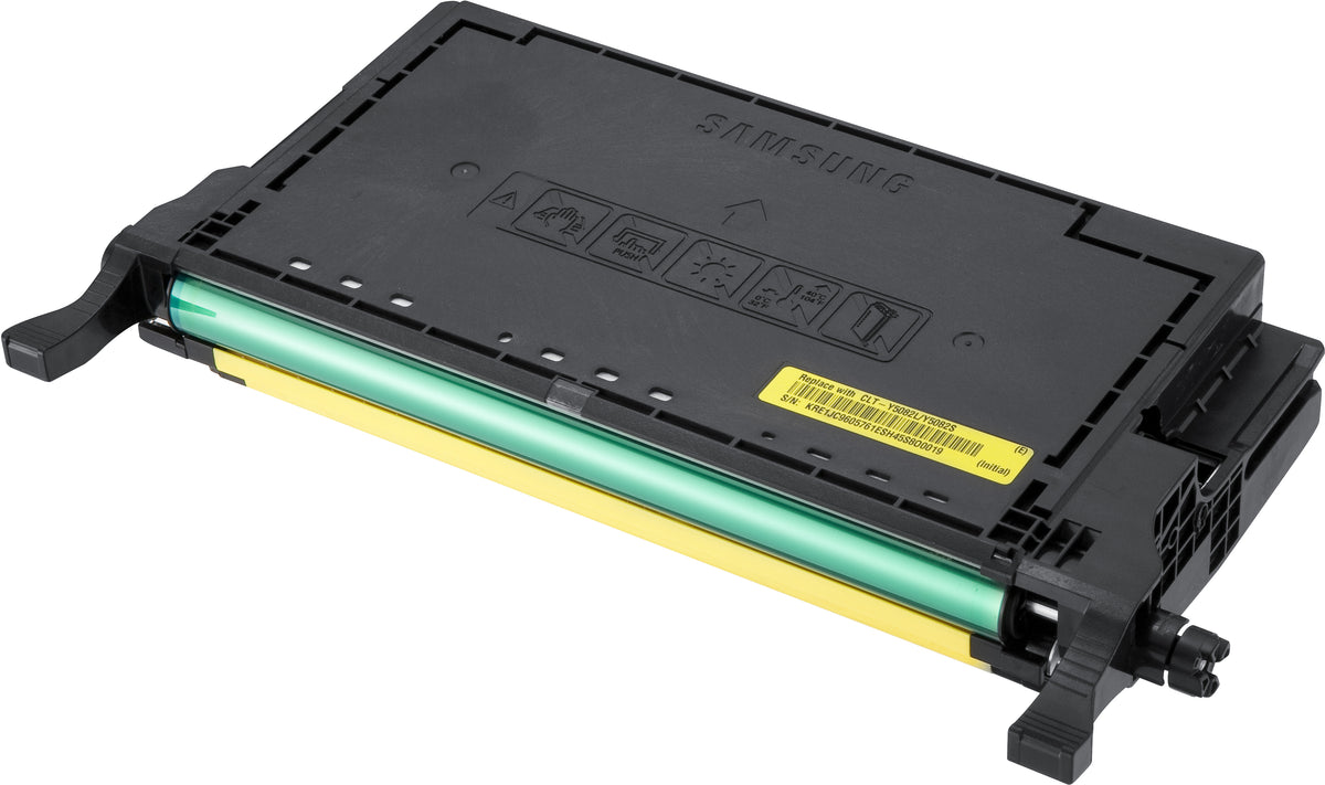 Samsung CLT-Y5082L - Alto rendimiento - Amarillo - Genuino - Cartucho de tóner (SU532A) - para Samsung CLP-620, CLP-670, CLX-6220, CLX-6250