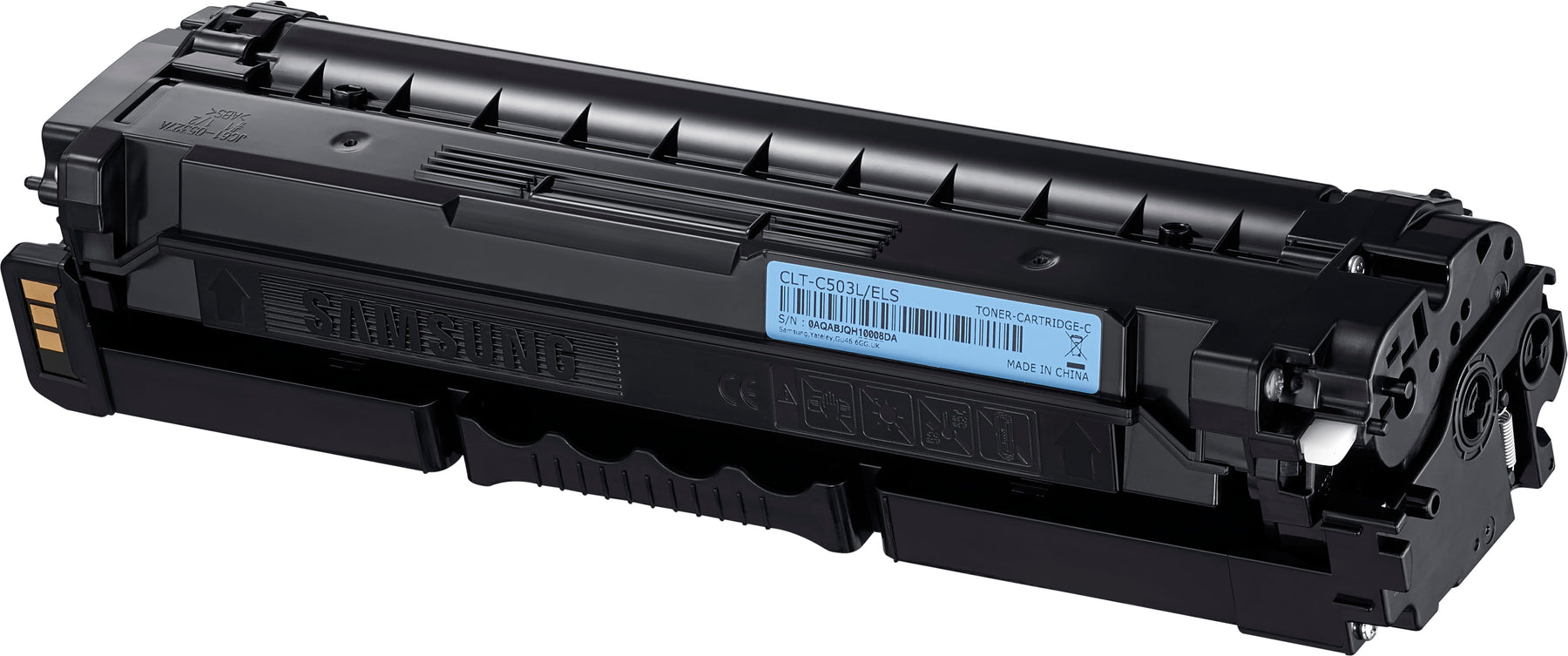 Samsung CLT-C503L - High Yield - cyan blue - original - toner cartridge (SU014A) - for ProXpress SL-C3010DW, SL-C3010ND, SL-C3060FR, SL-C3060FW, SL-C3060ND