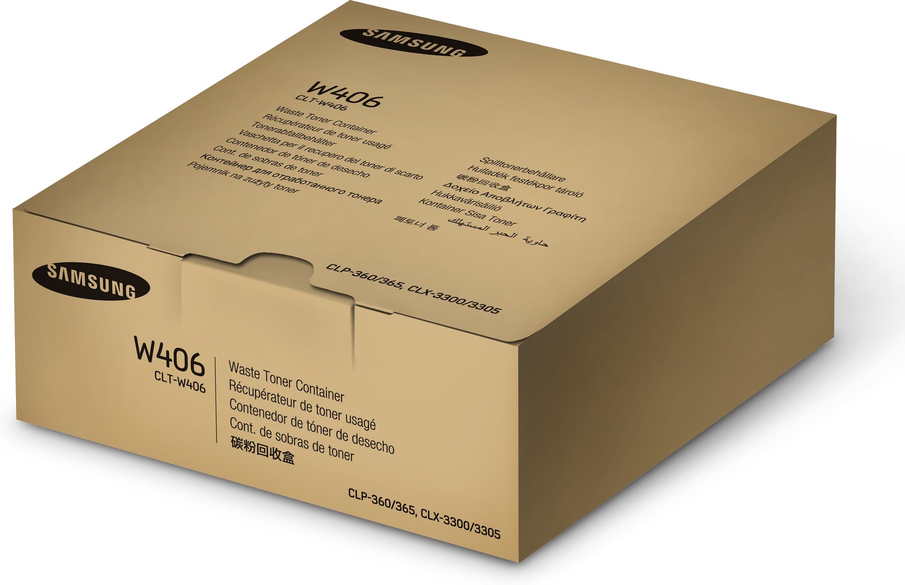 Samsung CLT-W406 - Black, Yellow, Cyan, Magenta - Waste Toner Collector - for Samsung CLX-3300, 3302, 3303, 3304, 3305, 3306, 3307, SCX-3300, 3301, 3305, 3306