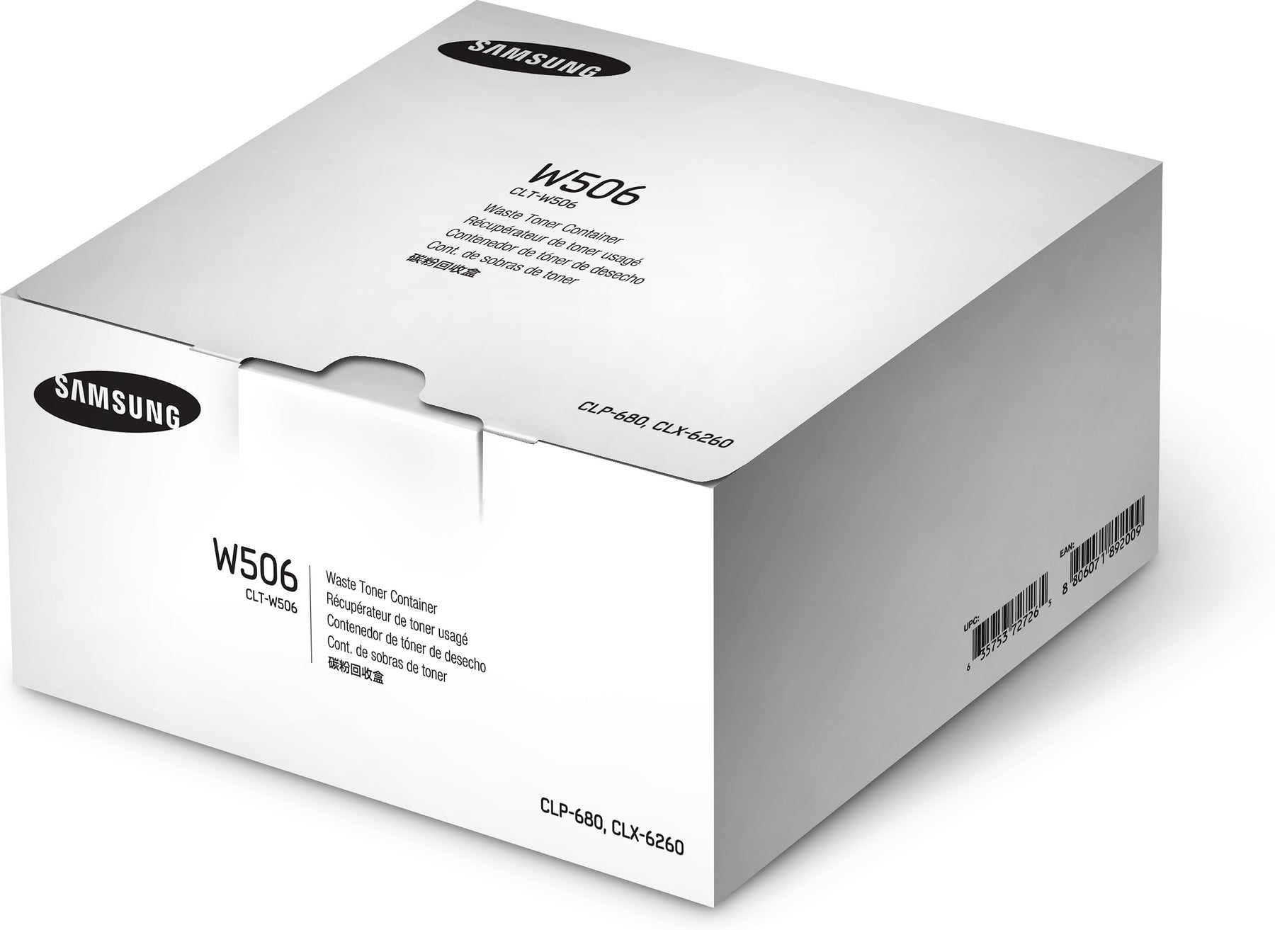 Samsung CLT-W506 - Black, Yellow, Cyan, Magenta - Waste Toner Collector - for Samsung CLP-680, CLX-6260, ProXpress SL-C4010, SL-C4062
