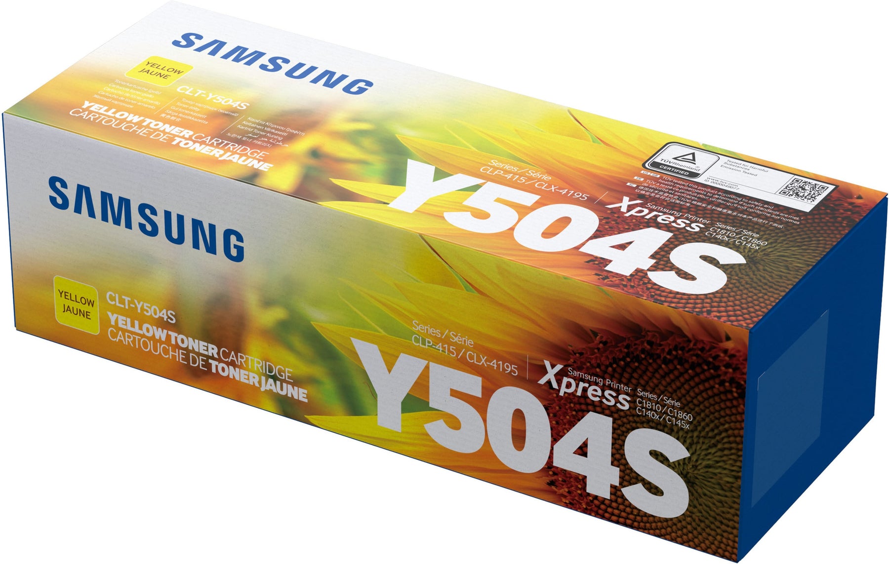 Samsung CLT-Y504S - Yellow - original - toner cartridge (SU502A) - for Samsung CLP-415, CLX-4195, MultiXpress SL-C1453, C1454, Xpress SL-C1404, C1810, C1860