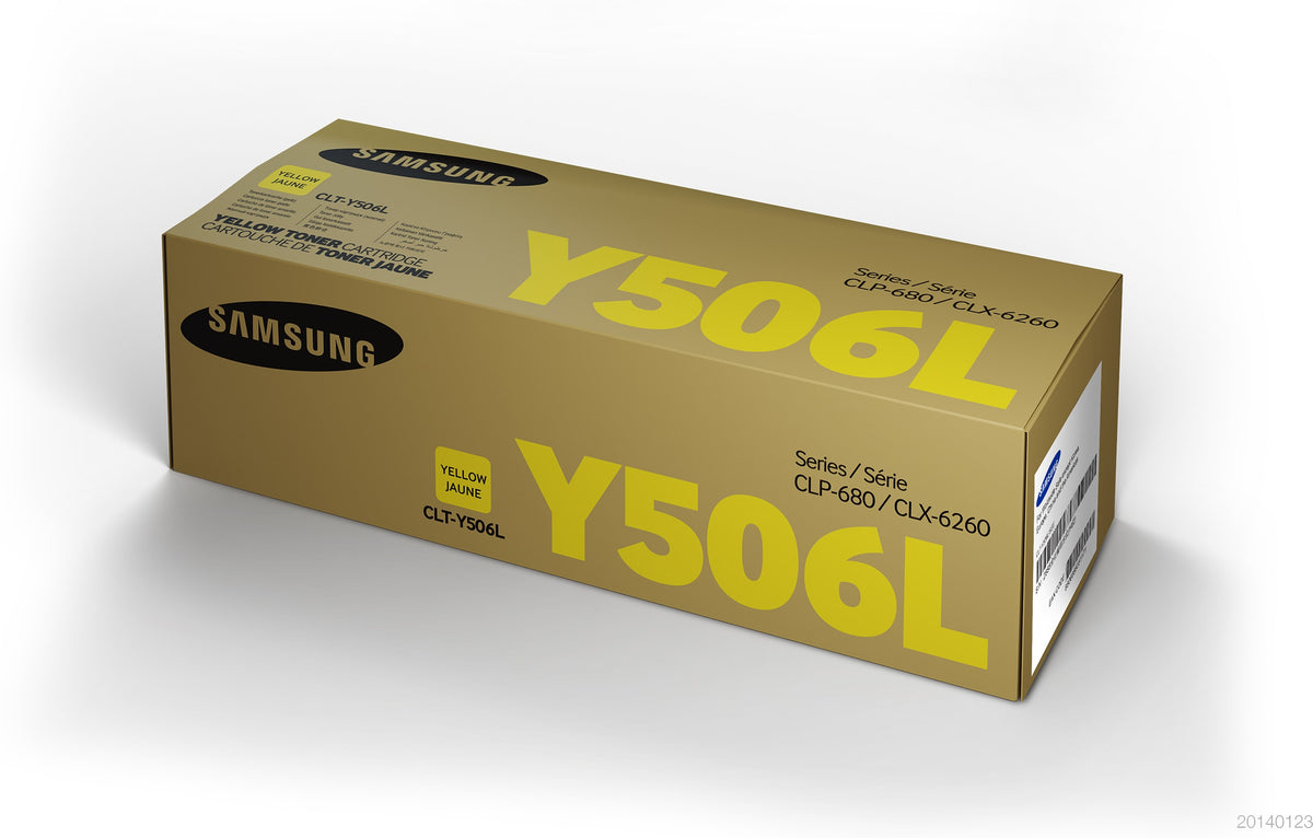 Samsung CLT-Y506L - Alto rendimiento - Amarillo - Original - Cartucho de tóner (SU515A) - para Samsung CLP-680DW, CLP-680ND, CLX-6260FD, CLX-6260FR, CLX-6260FW, CLX-6260ND
