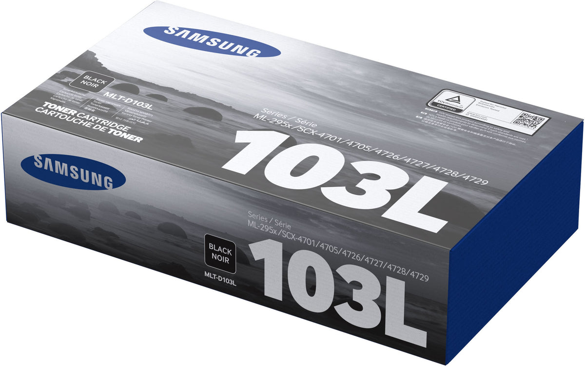 Samsung MLT-D103L - High Yield - negro - original - cartucho de tóner (SU716A) - para Samsung ML-2950, 2951, 2955, 2956, SCX-4701, 4705, 4726, 4727, 4728, 4729, 4730