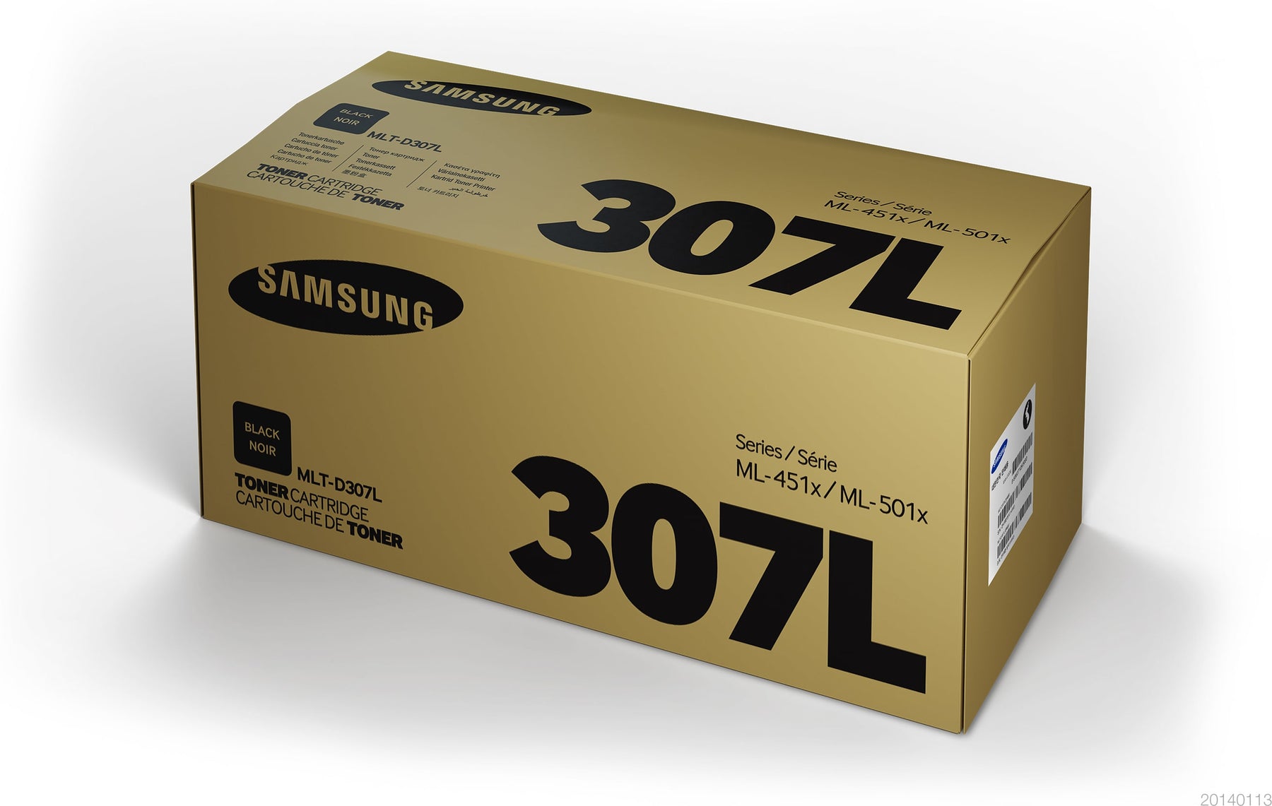 Samsung MLT-D307L - High Yield - black - original - toner cartridge (SV066A) - for Samsung ML-4510ND, ML-4512ND, ML-5010ND, ML-5012ND, ML-5015ND, ML-5017ND