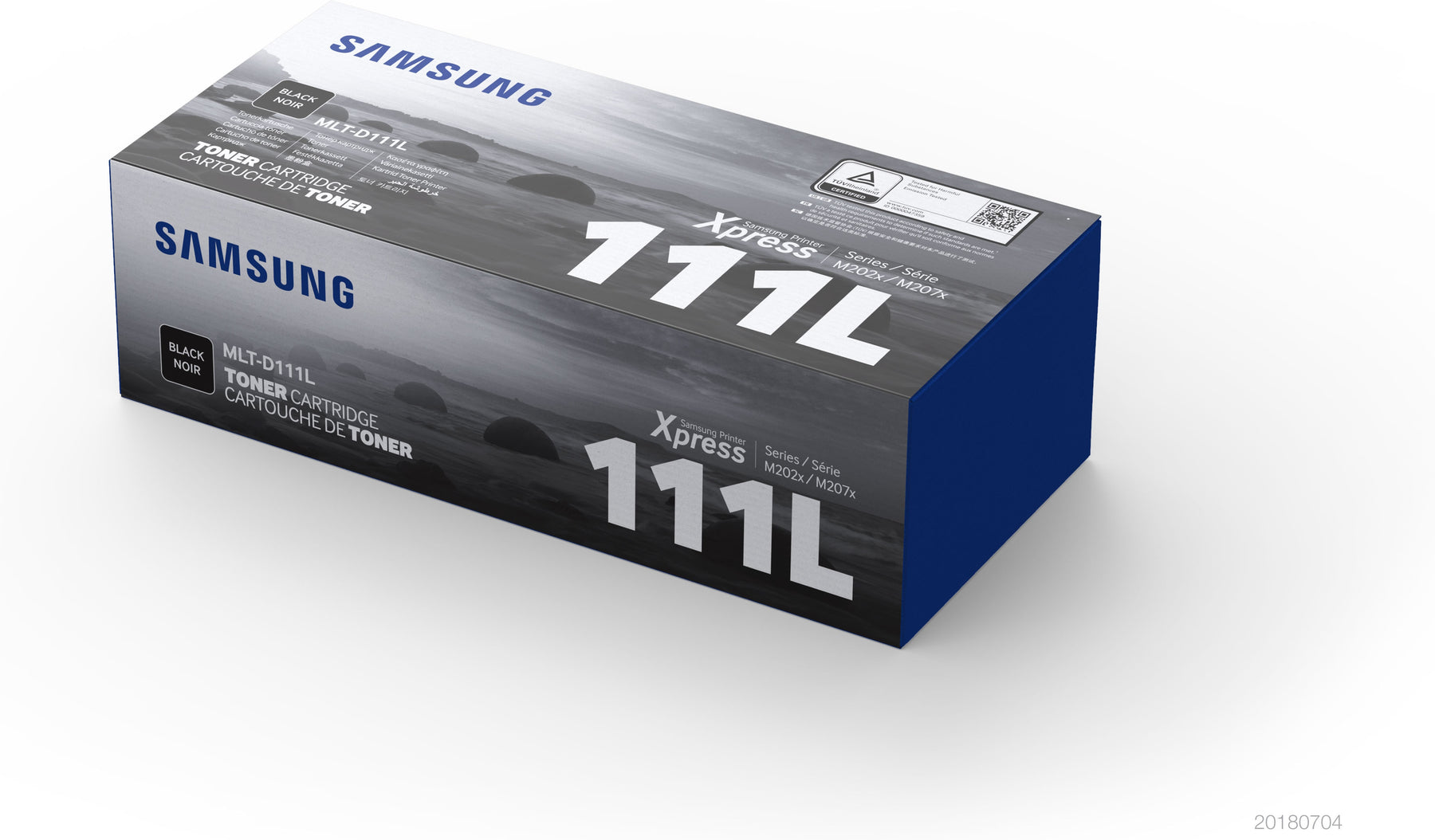 Samsung MLT-D111L - High Yield - black - original - toner cartridge (SU799A) - for Xpress SL-M2023, M2027, M2029, M2060, M2070, M2071, M2073, M2074, M2077, M2078, M2079