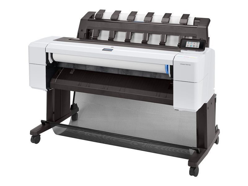 HP DesignJet T1600 - 36" impressora de grande formato - a cores - jacto de tinta - Rolo (91,4 cm x 91,4 m), 914 x 1219 mm - 2400 x 1200 ppp - até 3 ppm (mono)/ até 3 ppm (cor) - capacidade: 1 rolo - Gigabit LAN - cortador