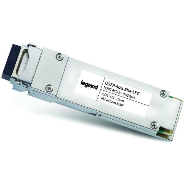 Legrand Cisco QSFP-40G-SR4 40GBase-SR MMF QSFP+ TAA Transceiver - QSFP+ Transceiver Module (equivalent to: Cisco QSFP-40G-SR4) - 40 Gigabit LAN - 40GBASE-SR - multi-mode MPO - up to 150 m - 850 nm - TAA Compliant - for Cisco 1-port 40, 2-port