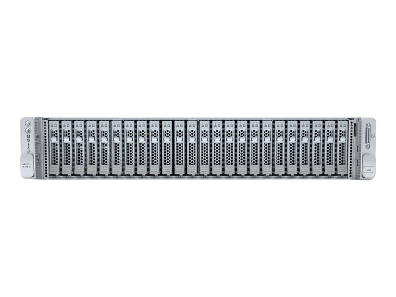 Cisco UCS C240 M6 SFF Rack Server - Server - rack mountable - 2U - 2-way - no CPU - 0 GB RAM - PCI Express - hot-swap 2.5" bay(s) - no HDD - G200e - GigE - monitor: none - DISTI