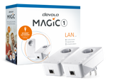 devolo Magic 1 LAN,Starter Kit,Powerline Speed up to 1200Mbps w/ 1 LAN Port- PT8302