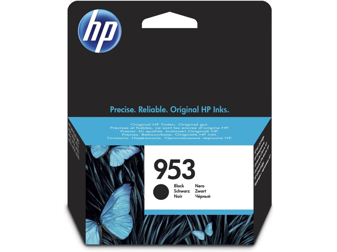 HP 953 - 20 ml - preto - original - blister - tinteiro - para Officejet Pro 77XX, 82XX, 87XX