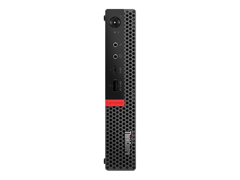 Lenovo ThinkCentre M920q 10V8 - Pequeno - Core i5 8500T / 2.1 GHz - RAM 8 GB - HDD 500 GB - UHD Graphics 630 - GigE - Win 10 Pro 64-bit - monitor: nenhum - preto