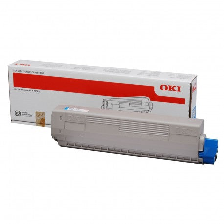 Toner OKI Ciano 10k - Pro8432WT