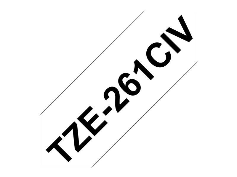 CINTA ROTUL. BL./NEGRO 36MM NO BL. (TZE261CIV)