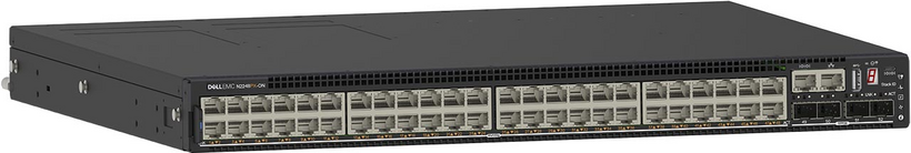 Dell PowerSwitch N2248PX-ON - Interruptor - L3 - Administrado - 24 x 10/100/1000/2.5G (PoE+) + 24 x 1/2.5G (PoE++) + 4 x 25 Gigabit SFP28 - fluxo de ar frente para trás - montável em trilho - PoE++ - CAMPUS Smart Value