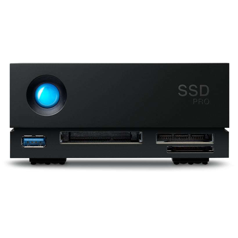 LaCie 1big Dock SSD Pro STHW4000800 - Hard Drive Array - 4 TB - 1 Bay - 4 TB x 1 SSD - USB 3.1, Thunderbolt 3 (external) - with 5 Year Rescue Data Recovery Service Plan
