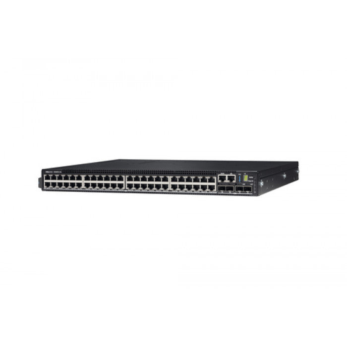 Dell PowerSwitch N3248TE-ON - Interruptor - L3 - Administrado - 48 x 10/100/1000 + 4 x 10 Gigabit SFP+ + 2 x 100 Gigabit QSFP28 - fluxo de ar frente para trás - montável em trilho - CAMPUS Smart Value