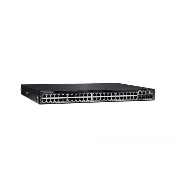 Dell PowerSwitch N3248TE-ON - Interruptor - L3 - Administrado - 48 x 10/100/1000 + 4 x 10 Gigabit SFP+ + 2 x 100 Gigabit QSFP28 - fluxo de ar frente para trás - montável em trilho - CAMPUS Smart Value