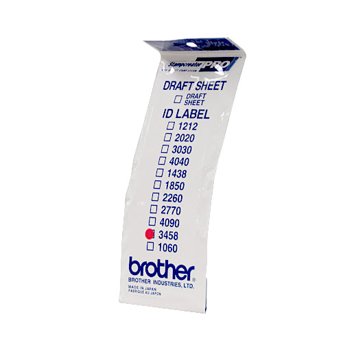 Brother ID3458 - 34 x 58 mm 12 Stamp ID Label(s) - for StampCreator PRO SC-2000, PRO SC-2000USB