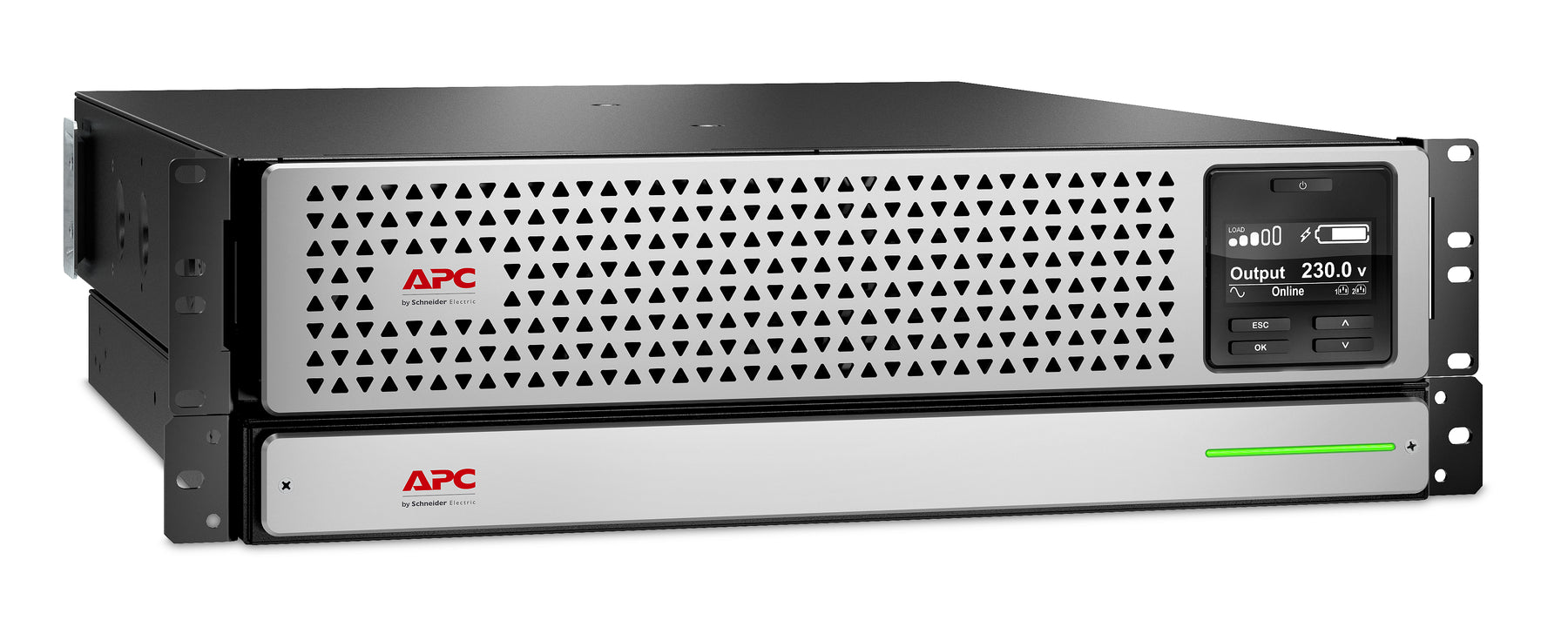 APC Smart-UPS On-Line Li-Ion 1500VA - UPS (montable en rack / externo) - AC 230 V - 1350 Watt - 1500 VA - RS-232, USB - conectores de salida: 8 - negro