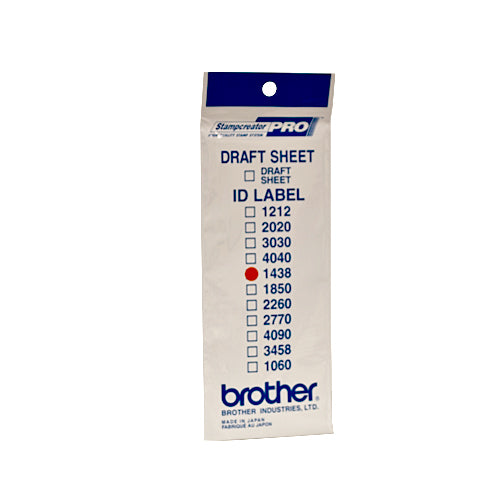 Brother ID1438 - 14 x 38 mm 12 label(s) Stamp ID Labels - for StampCreator PRO SC-2000, PRO SC-2000USB
