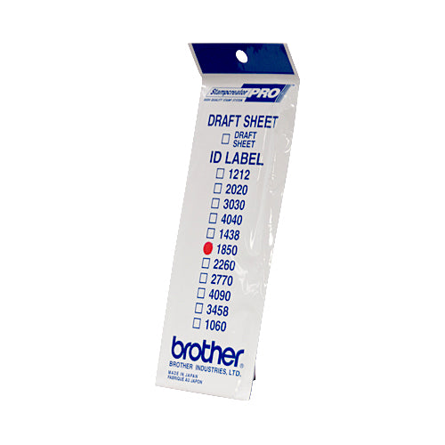 Brother ID1850 - 18 x 50 mm 12 stamp ID label(s) - for StampCreator PRO SC-2000, PRO SC-2000USB