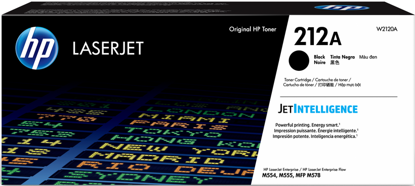 HP 212A - Black - Genuine - LaserJet - Toner Cartridge (W2120A) - for Color LaserJet Enterprise MFP M578, LaserJet Enterprise Flow MFP M578