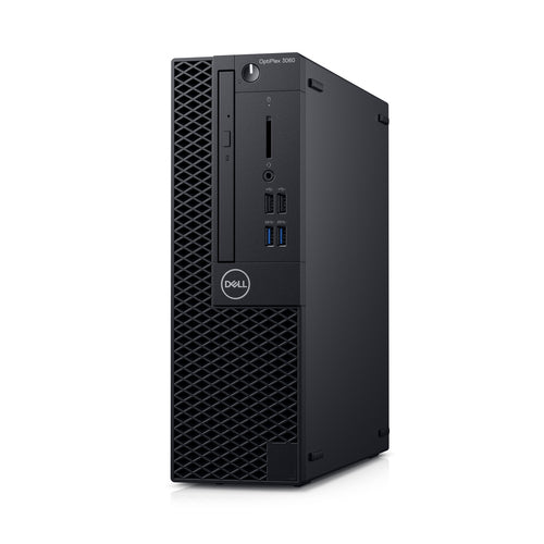 Dell OptiPlex 3060 - SFF - Core i5 8500 / 3 GHz - RAM 8 GB - SSD 256 GB - DVD Burner - UHD Graphics 630 - GigE - Win 10 Pro 64-bit - monitor: none - black - BTS