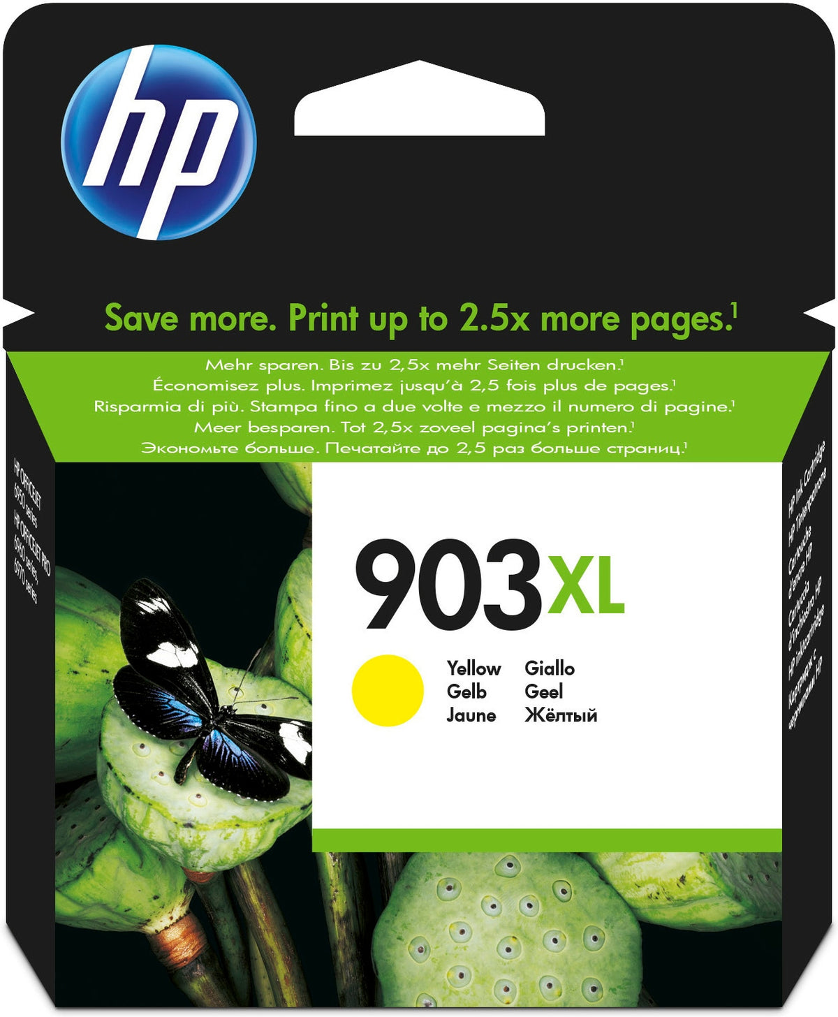 HP 903XL - 8.5 ml - High Performance - yellow - original - blister pack - ink cartridge - for Officejet 69XX, Officejet Pro 69XX