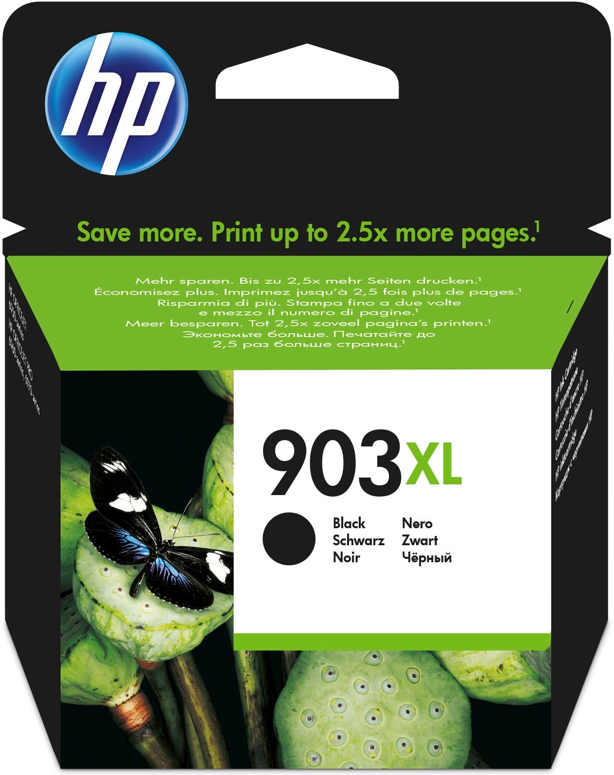 HP 903XL - 20 ml - Alto Rendimento - preto - original - blister - tinteiro - para Officejet 6951, 6954, 6962, Officejet Pro 6960, 6961, 6970, 6971, 6974, 6975