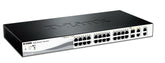 INTERRUPTOR D-LINK 24x100 POE +2x1000 +2xSFP