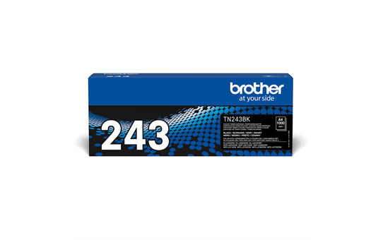 Brother TN243BK - Black - original - toner cartridge - for Brother DCP-L3510, L3517, L3550, HL-L3210, L3230, L3270, MFC-L3710, L3730, L3750, L3770