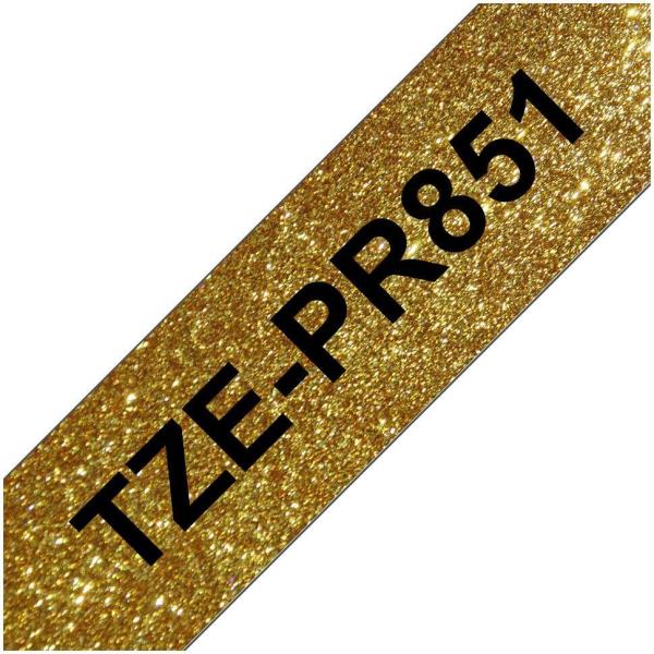 BROTHER TAPE 24MM BLACK/GOLD PREMIUM
