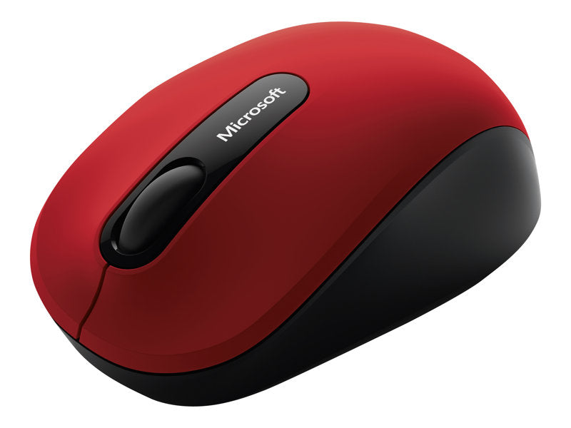Microsoft Bluetooth Mobile Mouse 3600 - Mouse - right- and left-handed - optical - 3 buttons - wireless - Bluetooth 4.0 - dark red (PN7-00014)