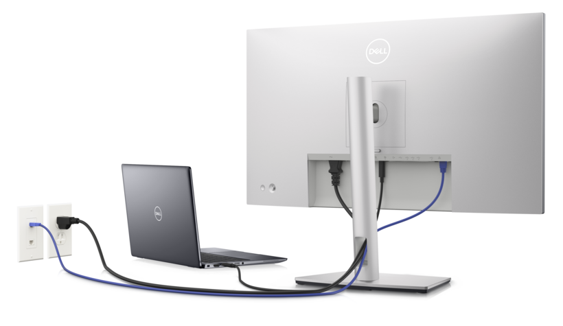 Dell UltraSharp U2723QE - Monitor LED - 27" - 3840 x 2160 4K @ 60 Hz - IPS - 400 cd/m² - 2000:1 - 5 ms - HDMI, DisplayPort, USB-C - com 3 years Advanced Exchange Service - Disti SNS